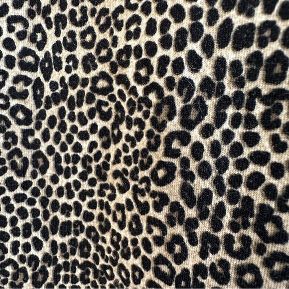 Michael Kors Women’s Leopard Print Black Tan Cold Shoulder Dress Size: Small - Picture 8 of 10